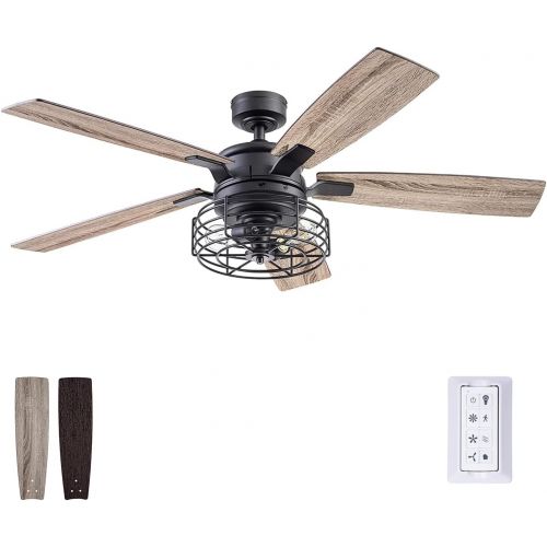  Prominence Home 51485-01 Cypher Ceiling Fan, 52, Matte Black