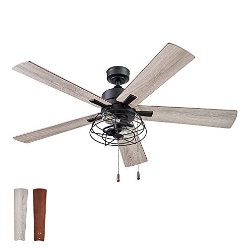  Prominence Home 51457-01 Marshall Ceiling Fan, 52, Matte Black