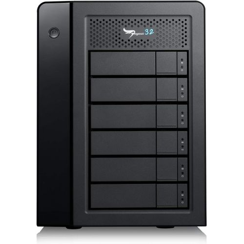  Promise Technology Pegasus32 R6 48TB (6x8TB) Hybrid Thunderbolt 3 or USB32 Direct Attached RAID Storage, High Performance External Hard Drive (P32R6HD48US)