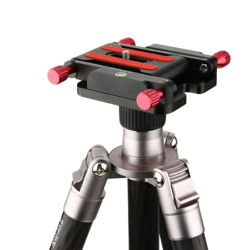  PromitionA Professional Z Folding Cradle Head Aluminum Holder Shock Proof Tripod Dumping Pan Head Release Plate Stand for DSLR Cameras