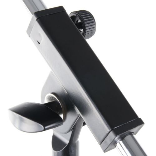  [아마존베스트]Pronomic MS-25C Microphone Stand Boom (Sturdy 3-legged Boom Stand, Height-Adjustable, Including Adjustment Screw and Cable Clips, Chrome)