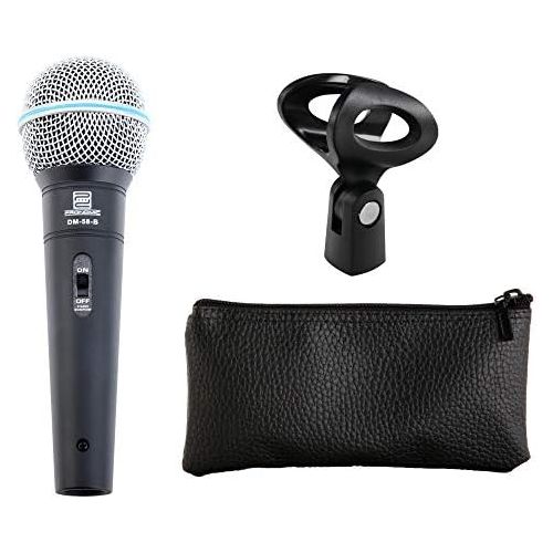  [아마존베스트]Pronomic DM-58-B Vocal Microphone with Switch SET + Case