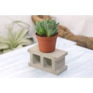 /PropsAndPop Concrete Display Stand - Mini Cinder Block | Display Stand | Cinder Block | Concrete Block | Product Display