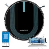 Proscenic 850T Robot Vacuum Cleaner, 3-in-1 Robot Vacuum and Mop, APP/ Alexa/ Google Home Control, Robotic Vacuum with 3000Pa Strong Suction, Ideal for Carpets and Hard Floors, Bou