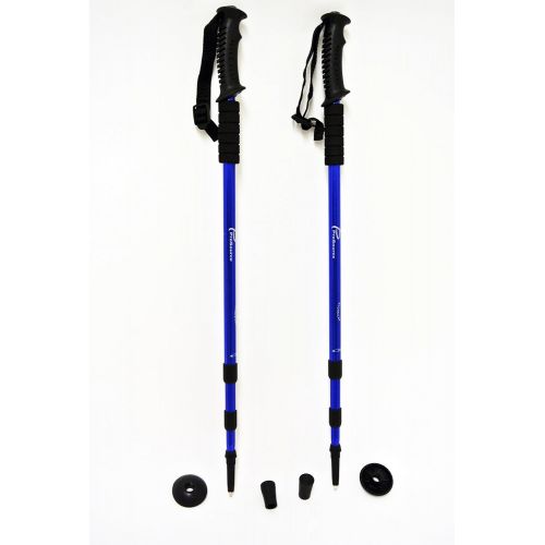  ProsourceFit Prosource Fit Anti Shock Trekking/Walking/Hiking Poles with Compass (Set of 2)