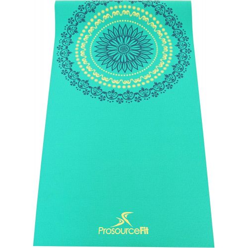  ProSource Yoga Mats 316” (5mm) Thick for Comfort & Stability with Exclusive Printed Designs