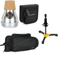 Protec C238X Explorer Series Trumpet Gig Bag and Accessories Bundle