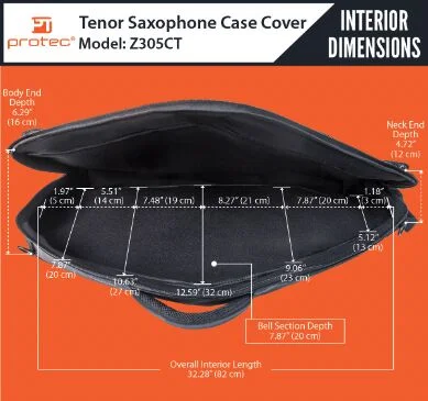  Protec Z305CT ZIP Case Cover for Tenor Saxophone