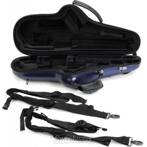  Protec BM304CTBX Micro Zip ABS Alto Saxophone Case - Blue