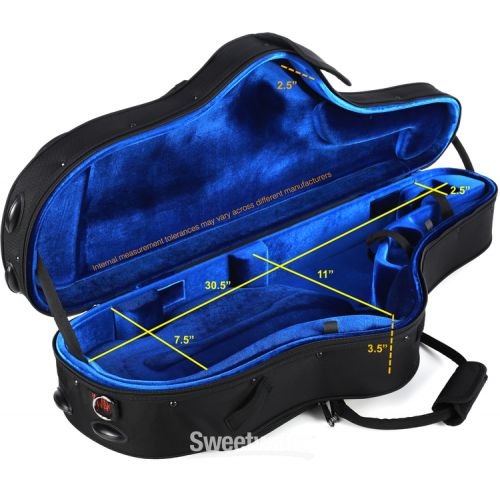  Protec Tenor Saxophone Contoured Pro Pac Case - Black