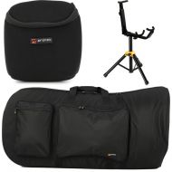 Protec C241 Gold Series Tuba Gig Bag with Stand and Mouthpiece Pouch