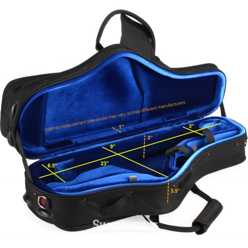  Protec Alto Saxophone Contoured Pro Pac Case - Black