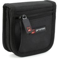 Protec A220ZIP Small Brass Double Mouthpiece Pouch with Zipper