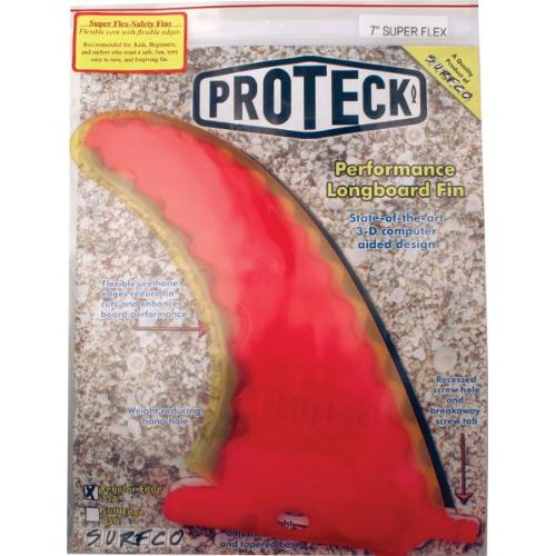  Proteck Super Flex 7.0-Pounds Center Fin System (Red/Yellow)