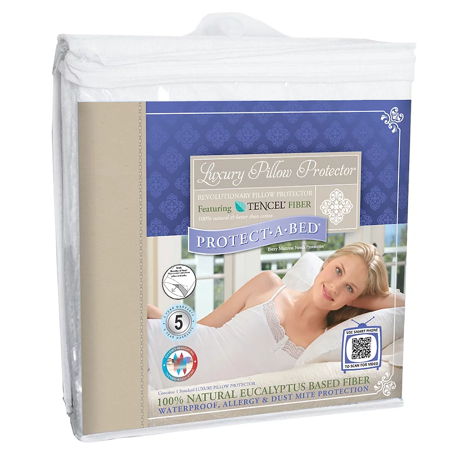  Protect-A-Bed Luxury Pillow Protector