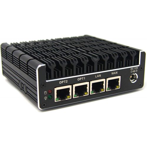  Protectli Vault FW4B - 4 Port, Firewall Micro Appliance/Mini PC - Intel Quad Core, AES-NI, 8GB RAM, 120GB mSATA SSD