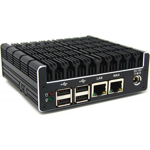  Protectli Firewall Appliance with 2X Intel Gigabit Ports, Dual Core Celeron, AES-NI, 8GB RAM, 120GB mSATA