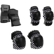 Protek Protec Street Gear Kids Pads 3-Pack Checker Kids Small / Black