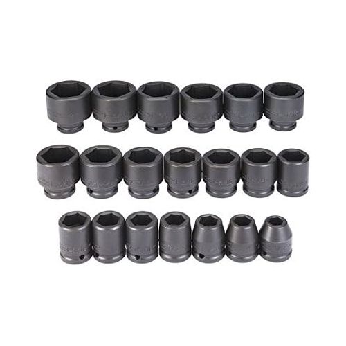  Stanley Proto Proto J72103 34 Drive 20Piece Impact Socket Set - 6 Pt. (1 Set Pack)