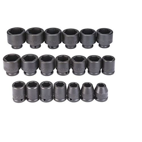  Stanley Proto Proto J72103 34 Drive 20Piece Impact Socket Set - 6 Pt. (1 Set Pack)