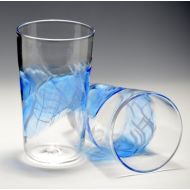 /Providenceartglass Hand Blown Art Glass Pint Glasses, Tumblers Barware Wedding Registry Gifts