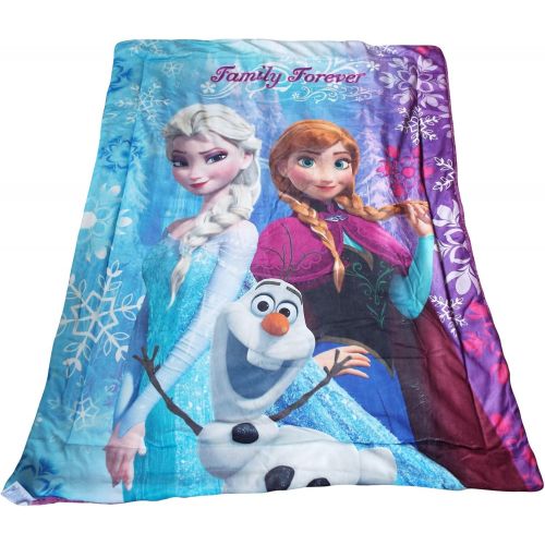  Providencia Disney Frozen Olaf Anna Elsa Baby Blanket 42 X 53 Inches