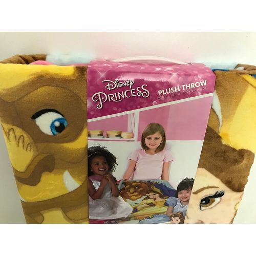  Providencia Disney Princess Plush Throw Beauty and the Beast