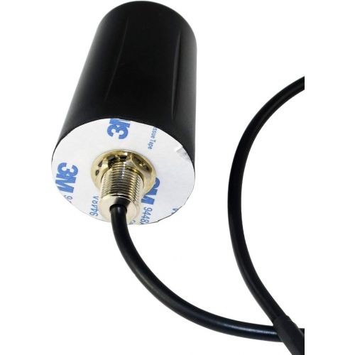  Vandal Resistant MIMO Low Profile 3G4GLTE Omni-Directional Screw Mount Antenna - 10 ft Coax Lead - for Cisco, Cradlepoint, Digi, Novatel, Pepwave, Proxicast, Sierra Wireless, and