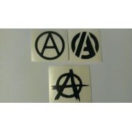 /ProxyProphet 3 Decal set : 3Anarchy Symbol Circle A Vinyl Decals