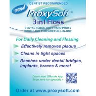 Proxysoft ProxySoft 3-in-1 Floss - 100 Travel Packs (500 strands)