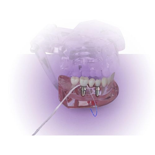  Proxysoft Dental Floss for Bridges and Implants, 20 Packs - Implant Floss Threaders for Bridges with Extra-Thick...