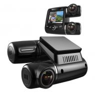 Pruveeo PV2 Dash Cam Dual FHD 1920x1080P Front and Cabin, Dash Camera for Cars Uber Lyft Truck Taxi Drivers