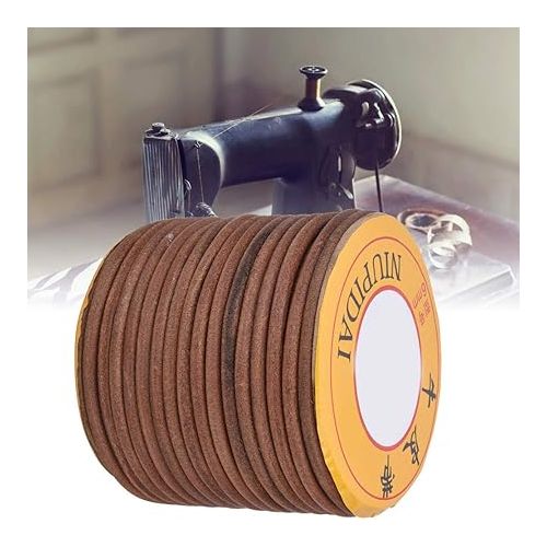  Sewing Machine Leather Belt Sewing Machine Cowhide Belting Multi Function Cowhide Belt Treadle Sewing Machine Belting(6mm)