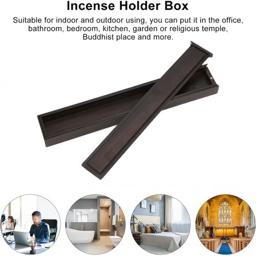  인센스스틱 Pssopp Incense Holder Set Incense Stick Holder Wooden Incense Holder Incense Burner for Sticks Ash Catcher Incense Ash Catcher Tray for Meditation,Yoga