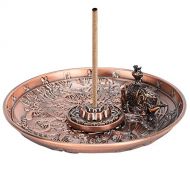 인센스스틱 Pssopp Incense Burner Stick Burner Holder Brass Incense Holder Lotus Stick Incense Burner Cone Incense Holder Ash Catcher for Tea Home Decoration