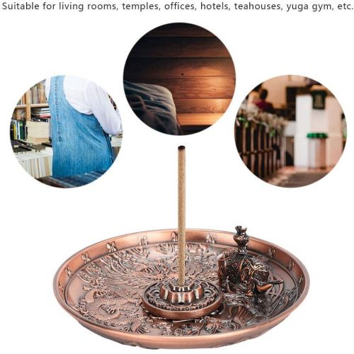  인센스스틱 Pssopp Incense Burner Stick Burner Holder Brass Incense Holder Lotus Stick Incense Burner Cone Incense Holder Ash Catcher for Tea Home Decoration