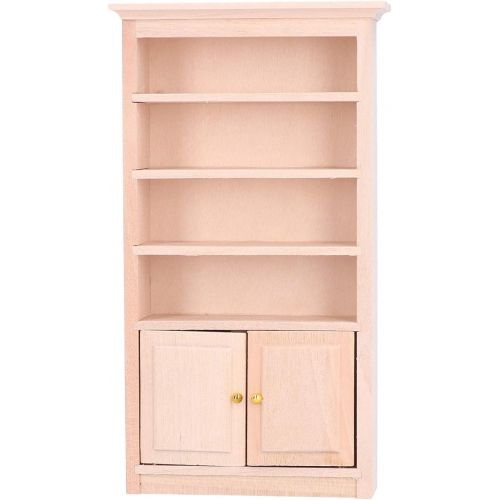  Pssopp 1:12 Dollhouse White Cabinet Dollhouse Miniature Furniture Miniature Dollhouse Cupboard Decoration for Dollhouse Classic Decoration Accessories