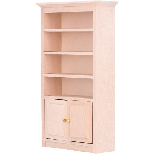  Pssopp 1:12 Dollhouse White Cabinet Dollhouse Miniature Furniture Miniature Dollhouse Cupboard Decoration for Dollhouse Classic Decoration Accessories