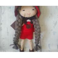 PtiteLoizeauEtCie Felt - Riding Hood doll