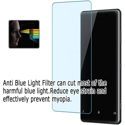  Puccy 4 Pack Anti Blue Light Screen Protector Film, compatible with Lenovo Google Assistant Equipped Alarm Clock Smart Clock TPU Guard （ Not Tempered Glass Protectors ）