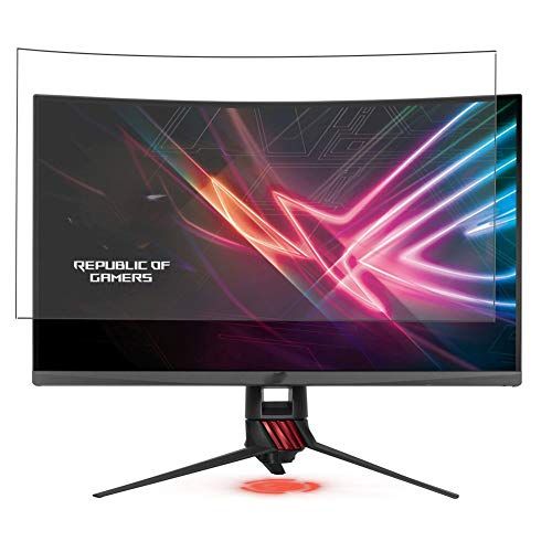  Puccy 3 Pack Screen Protector Film, compatible with ASUS ROG Strix XG32VQ 31.5 Display Monitor TPU Guard （ Not Tempered Glass Protectors ）