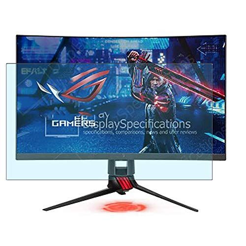  Puccy 2 Pack Anti Blue Light Screen Protector Film, Compatible with Asus ROG Strix XG27WQ 27 Display Monitor TPU Guard （ Not Tempered Glass Protectors ）