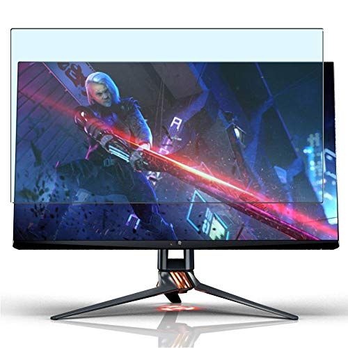  Puccy 2 Pack Anti Blue Light Screen Protector Film, Compatible with ASUS ROG Swift PG32UQX 32 Display Monitor TPU Guard （ Not Tempered Glass Protectors ）