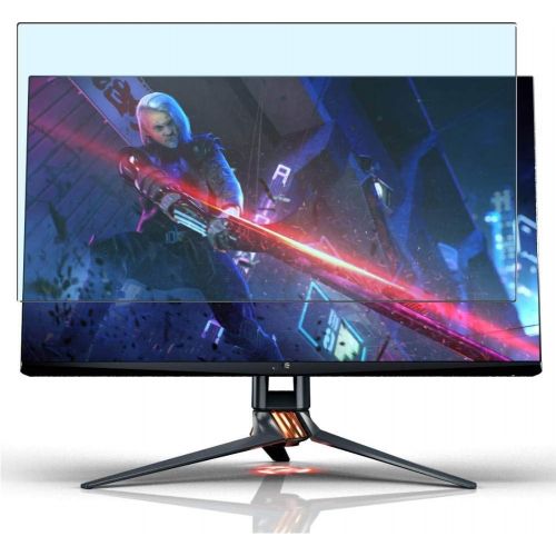  Puccy 2 Pack Anti Blue Light Screen Protector Film, Compatible with ASUS ROG Swift PG32UQX 32 Display Monitor TPU Guard （ Not Tempered Glass Protectors ）