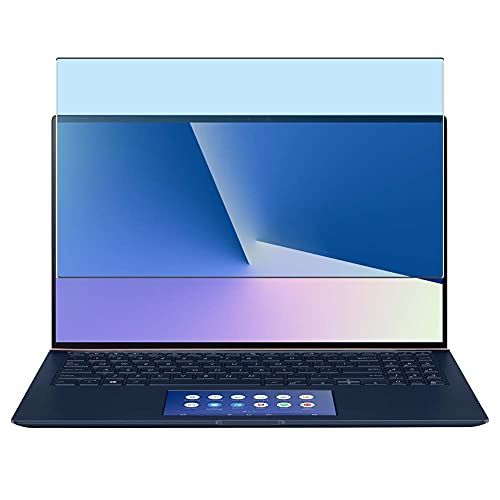  Puccy Anti Blue Light Tempered Glass Screen Protector Film, compatible with ASUS ZenBook 15 UX534FAC 15.6 （Active Area Cover Only） Protective Protectors Guard