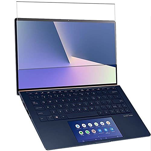  Puccy Tempered Glass Screen Protector Film, compatible with ASUS ZenBook 14 UX434FQ AI116T 14 （Active Area Cover Only） Protective Protectors Guard