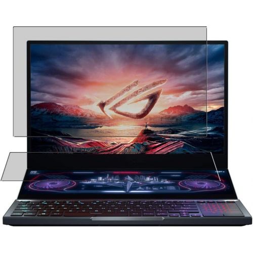  Puccy Privacy Screen Protector Film, compatible with ASUS ROG Zephyrus Duo 15 GX550LXS I9R2080S 15.6 Anti Spy TPU Guard （ Not Tempered Glass Protectors ）