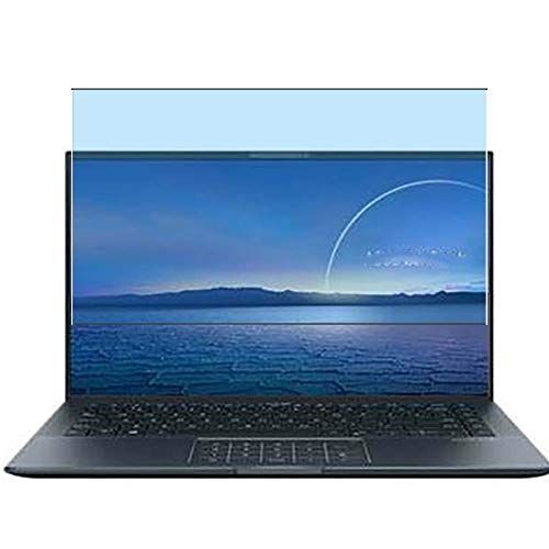  Puccy Anti Blue Light Tempered Glass Screen Protector Film, compatible with ASUS ZenBook 14 UX435 UX435EG 14 （Active Area Cover Only） Protective Protectors Guard