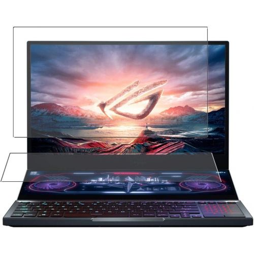  4 Pack Puccy Screen Protector, compatible with ASUS ROG Zephyrus Duo 15 GX550LXS I9R2080S 15.6 TPU Guard （ Not Tempered Glass Protectors ）