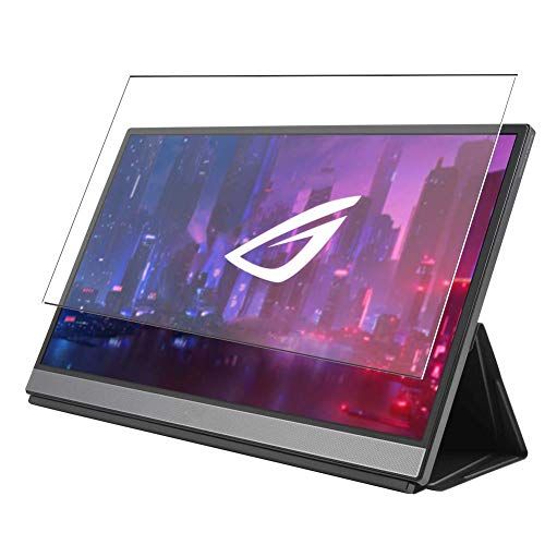  Puccy Tempered Glass Screen Protector Film, compatible with ASUS ROG Strix XG17AHPE 17.3 （Active Area Cover Only） Protective Protectors Guard